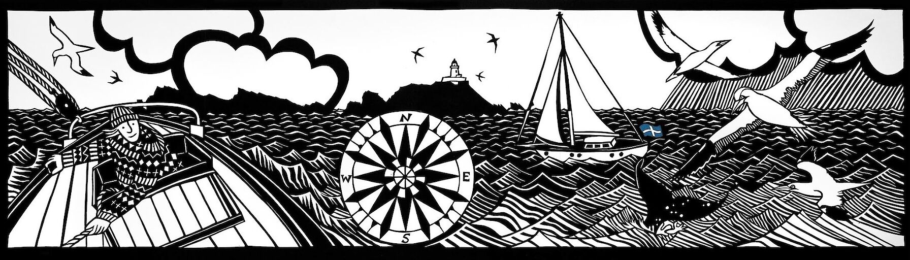 ‘Off Muckle Flugga’ - 2020 Paper cut