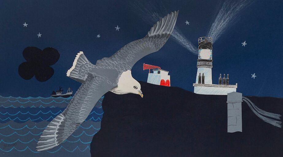 ‘Dark Sumburgh’ - 2020 Cut paper collage and pencil