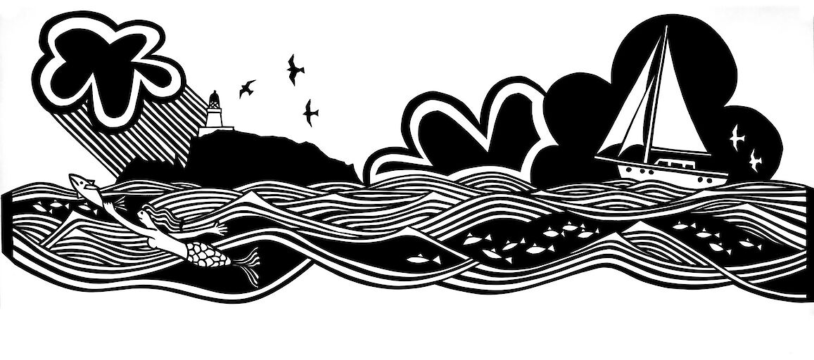 ‘Sailing Off’ - 2020 Paper cut